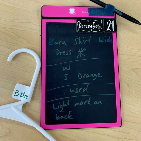 Zara Shirt Dress Women's Size S Orange Mid Sleeve Casual Scoop Neck Stretch Tee - Picture 10 of 11